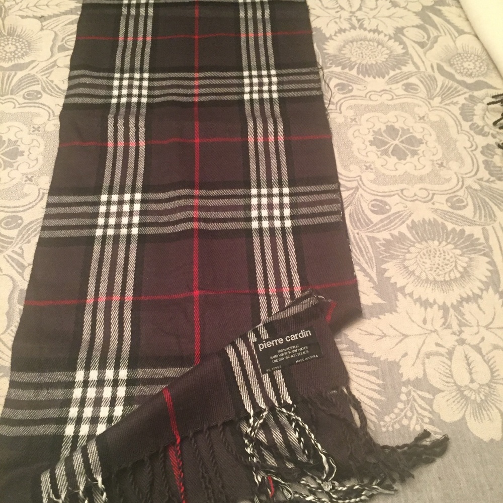 Plaid scarf (acrylic)